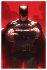 DC Comics Kunstdruck Justice League Trinity: Batman 61 x 41 cm - ungerahmt