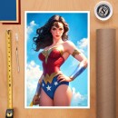 DC Comics Kunstdruck Justice League Trinity: Wonder Woman...