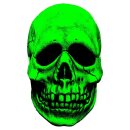 Don Post Vinyl Maske Glowin Ghoulies Skull