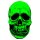 Don Post Vinyl Maske Glowin Ghoulies Skull