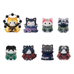 Naruto Shippuden Mega Cat Project Sammelfiguren 3 cm Nyaruto! Last Battle Ver. Blind Box Sortiment (8)