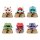 Mobile Suit Gundam Mega Cat Project Sammelfiguren 6er-Pack Cats Luckycat 6 cm Blind Box (with gift)