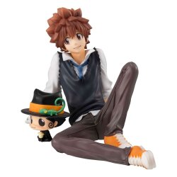 Katekyo Hitman Reborn! G.E.M. Serie PVC Statue Tsuna & Reborn Palm Size 9 cm