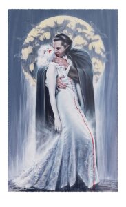 Dracula Kunstdruck The Kiss by Olivia De Berardinis 70 x 43 cm - ungerahmt