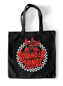 Stranger Things Tragetasche Checkered Circle