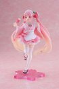 Hatsune Miku PVC Statue Newley Written Sakura Miku Japanese Cafe Ver. Reissue 18 cm