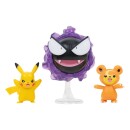 Pokémon Battle Figuren 3er-Pack Teddiursa, Pikachu...