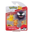 Pokémon Battle Figuren 3er-Pack Teddiursa, Pikachu...