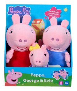 Peppa Pig Plüschfiguren 3er Pack