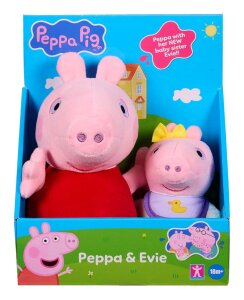 Peppa Pig Plüschfiguren 2er Pack