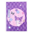 Sanrio Notizbuch Kuromi Japanese Holographic Checkered